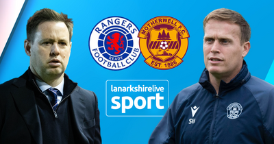 Rangers and Motherwell line-ups confirmed for Scottish Premiership clash under the lights