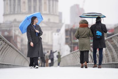 US bomb cyclone brings wet and windy weather to UK