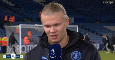 Erling Haaland admits frustration with Man City performance despite two goals vs Leeds
