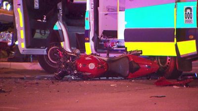 'Suspended' motorcycle rider killed in Salisbury crash, man stabbed in stomach in Adelaide CBD