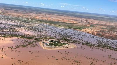 Floods cut off 'entire road networks' near Queensland-NT border as travellers urged to stay put