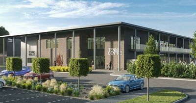 Image shows how the new Tennis centre development in Bridgend could look
