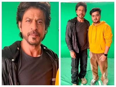 Amidst 'Pathaan' controversy, Shah Rukh Khan spotted shooting for promo - Pics inside