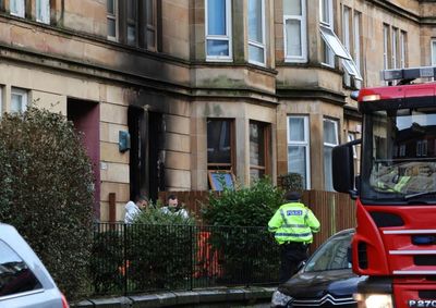 Man in hospital after Glasgow tenement blaze