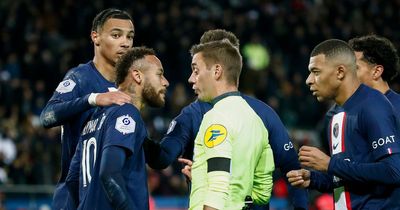 Neymar sent off for diving in humiliating PSG return and storms out of stadium