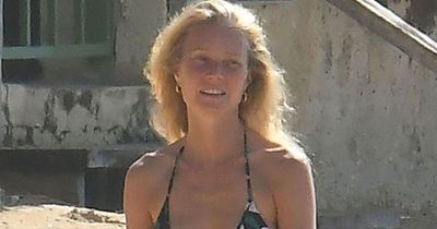 Gwyneth Paltrow, 50, looks incredible in tiny bikini as she hits beach with daughter Apple
