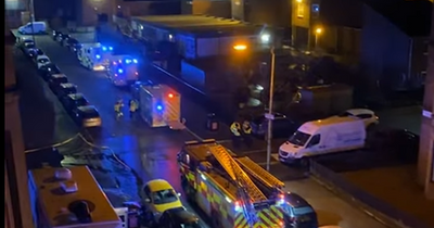 Man in hospital and residents evacuated after early morning Glasgow tenement fire