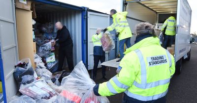 Praise for Falkirk trading standards' efforts to recycle seized goods