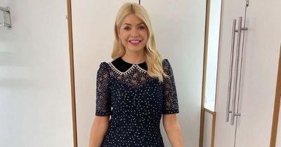 Holly Willoughby stuns in £329 Sandro dress on ITV's This Morning