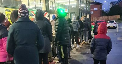 Prime energy drink chaos as shoppers queue for hours at Leeds Aldi store