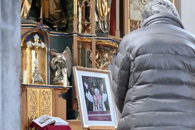 Prayers and emotion in ailing ex-pope Benedict's German home region