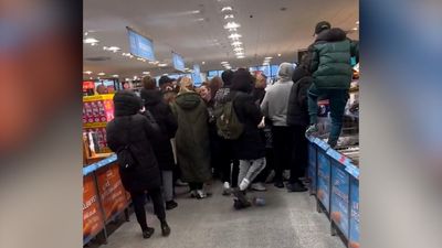 Hundreds of UK shoppers queue to buy YouTubers’ viral Prime energy drink