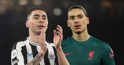 Darwin Nunez told to follow Miguel Almiron's Newcastle example amid criticism of Liverpool striker