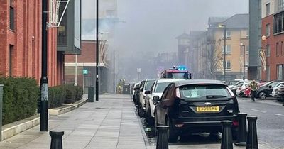 Fire breaks out in Glasgow city centre building as emergency services rush to scene