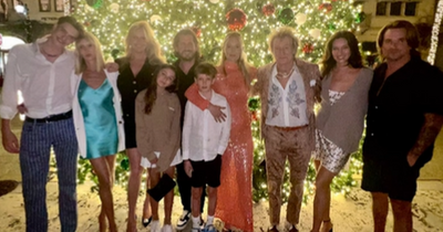 Rod Stewart spends festive season with family as he shares sweet Christmas tree snap