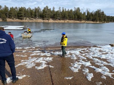 Parents of 2 among 3 dead after fall in icy Arizona lake