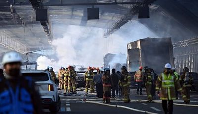 At least 5 dead after bus crash triggers horror fire in motorway tunnel