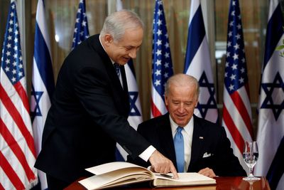 Biden: looks forward to working with Netanyahu, supports two-state solution