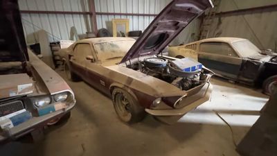 Mustang Boss 429, Challenger R/T Convertible Discovered In Epic Barn Find