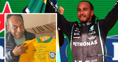 Lewis Hamilton pays tribute to Pelé and remembers football legend's touching gesture