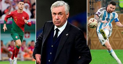 Cristiano Ronaldo overlooked as Carlo Ancelotti denies Lionel Messi is greatest ever