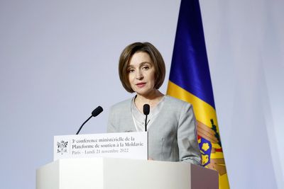 Moldova's Sandu says hopes for EU entry this decade