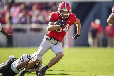 Georgia WR Ladd McConkey asked about Peach Bowl status