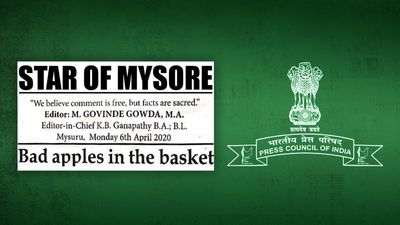 PCI body recommends no govt ads for Star of Mysore over editorial targeting Muslims