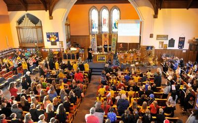 Castle Douglas Primary pupils attend festive church service