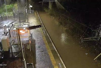 Images reveal shocking impact of rain and flooding on Scotland's railways