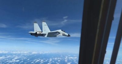 Chinese fighter jet almost collides with US aircraft