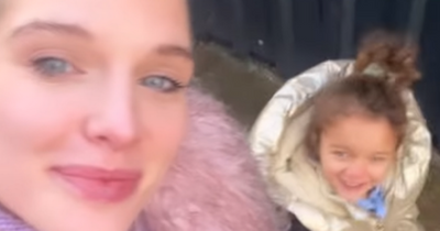 Helen Flanagan having 'lovely' trip to Scotland with 'wee Glasgow girl'