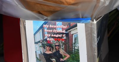 Photographs, messages and chocolate left as sea of tributes builds at scene of Elle Edwards shooting