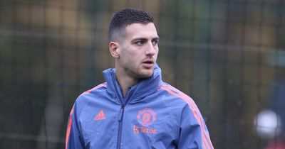 Diogo Dalot returns to Manchester United training ahead of Wolves fixture