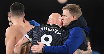How Jonjo Shelvey reacted to Eddie Howe chat after suffering cruel Newcastle United injury blow