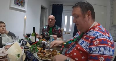 Leeds YouTube star Danny Malin joined by new fiancée as he rates mum's Christmas dinner out of 10