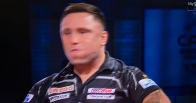 Gerwyn Price issues apology after 'inappropriate' gesture at World Darts Championship caught live on TV