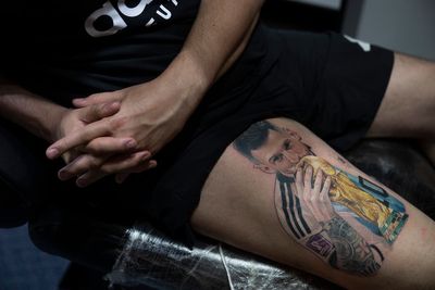 Argentines have tattoo fever following World Cup triumph