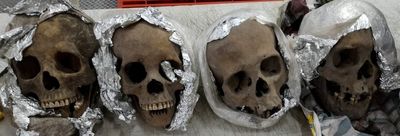 Mexican authorities uncover human skulls in package headed for U.S