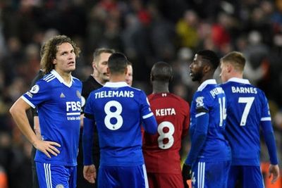 Liverpool 2-1 Leicester: Wout Faes scores two own goals at Anfield as Cody Gakpo watches on