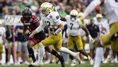 Notre Dame fights back — again and again — to beat South Carolina 45-38 in Gator Bowl