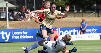 Lauren Allan double leads Jets to important win over Adelaide United