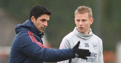 Arsenal predicted line-up vs Brighton as Mikel Arteta makes Oleksandr Zinchenko call