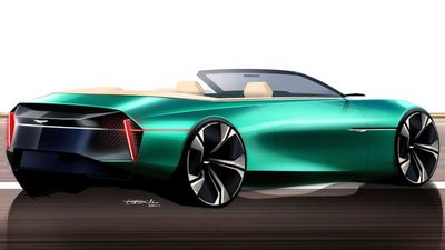 Cadillac Convertible Sports Car Rendering Shared By GM Design Studio
