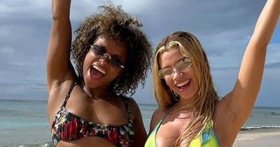 Strictly's Fleur East and Molly Rainford look dancing fit in bikinis on holiday together