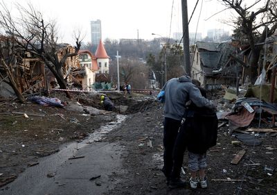 Missile strikes on Ukraine kill one, Zelenskiy says Russians in league with the devil