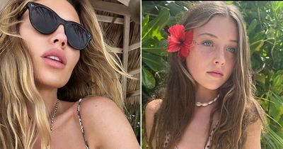 Abbey Clancy mum-shamed as she posts snap of rarely-seen daughter, 11, on holiday