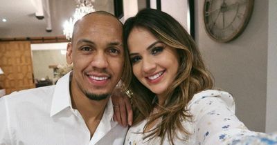 Fabinho's wife announces birth of baby boy after Liverpool midfielder misses Leicester win