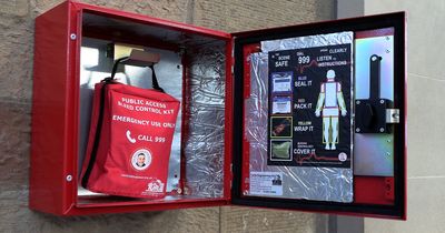 Edinburgh station has lifesaving kit donated by charity founded by bereaved mother