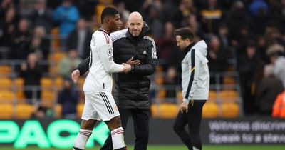 Manchester United players' added-time dugout celebrations highlight importance of win at Wolves